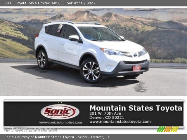 2015 Toyota RAV4 Limited AWD in Super White