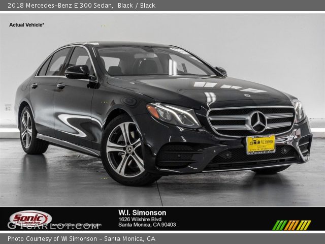 2018 Mercedes-Benz E 300 Sedan in Black