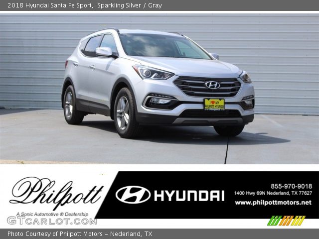 2018 Hyundai Santa Fe Sport  in Sparkling Silver