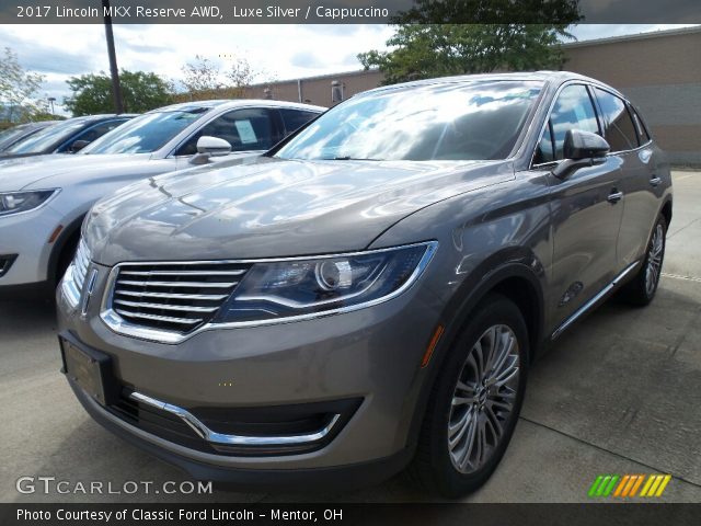 2017 Lincoln MKX Reserve AWD in Luxe Silver