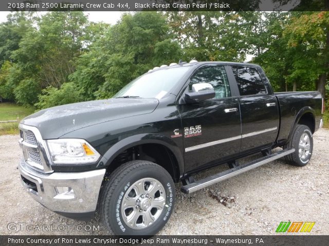 2018 Ram 2500 Laramie Crew Cab 4x4 in Black Forest Green Pearl