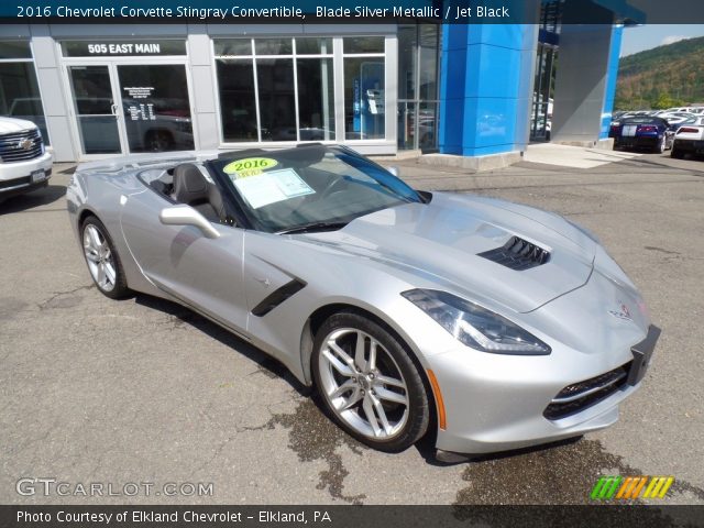 2016 Chevrolet Corvette Stingray Convertible in Blade Silver Metallic