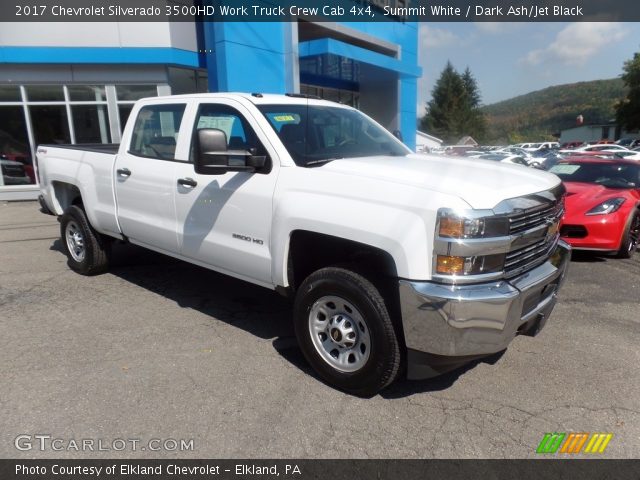 2017 Chevrolet Silverado 3500HD Work Truck Crew Cab 4x4 in Summit White