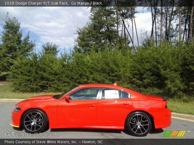 2018 Dodge Charger R/T Scat Pack in Go Mango