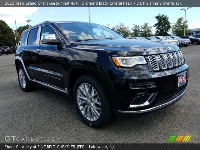 2018 Jeep Grand Cherokee Summit 4x4 in Diamond Black Crystal Pearl