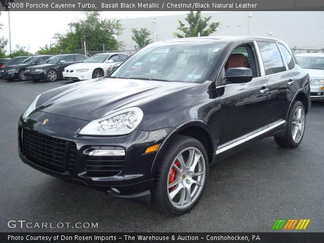2008 Porsche Cayenne Turbo in Basalt Black Metallic