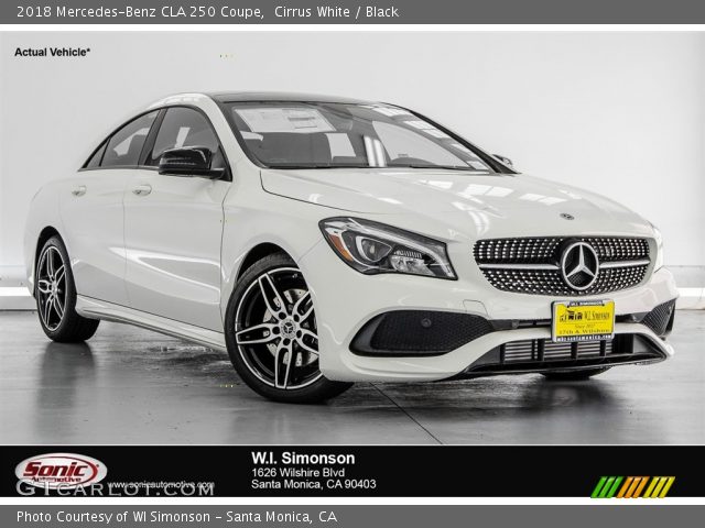 2018 Mercedes-Benz CLA 250 Coupe in Cirrus White