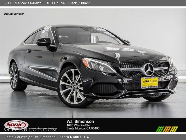 2018 Mercedes-Benz C 300 Coupe in Black