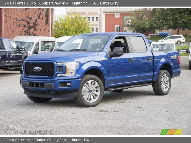 2018 Ford F150 STX SuperCrew 4x4 in Lightning Blue