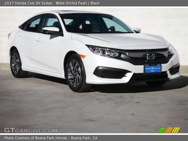 2017 Honda Civic EX Sedan in White Orchid Pearl