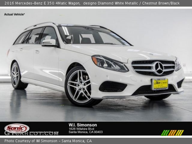2016 Mercedes-Benz E 350 4Matic Wagon in designo Diamond White Metallic