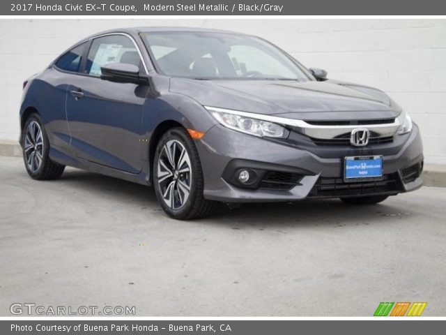 2017 Honda Civic EX-T Coupe in Modern Steel Metallic