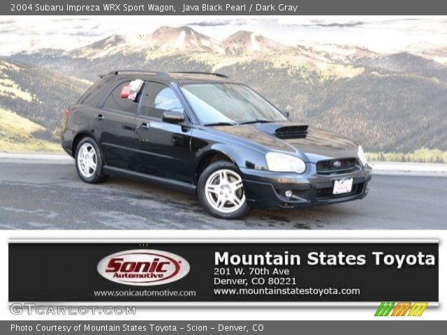 2004 Subaru Impreza WRX Sport Wagon in Java Black Pearl