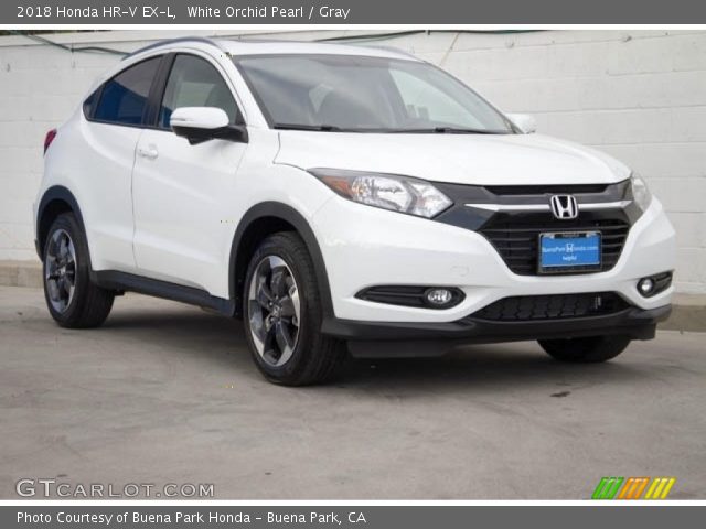 2018 Honda HR-V EX-L in White Orchid Pearl