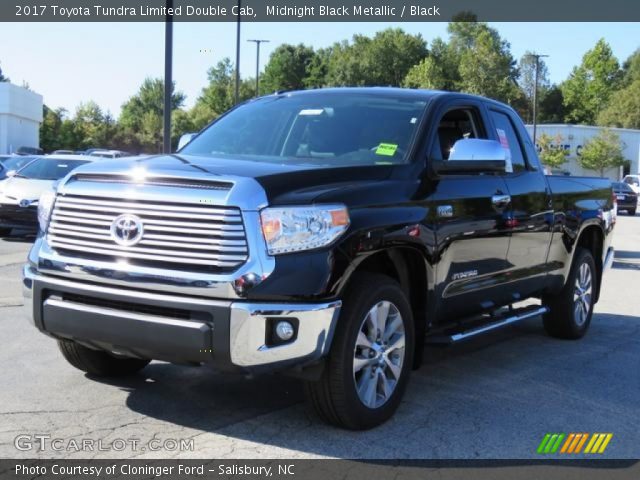 2017 Toyota Tundra Limited Double Cab in Midnight Black Metallic