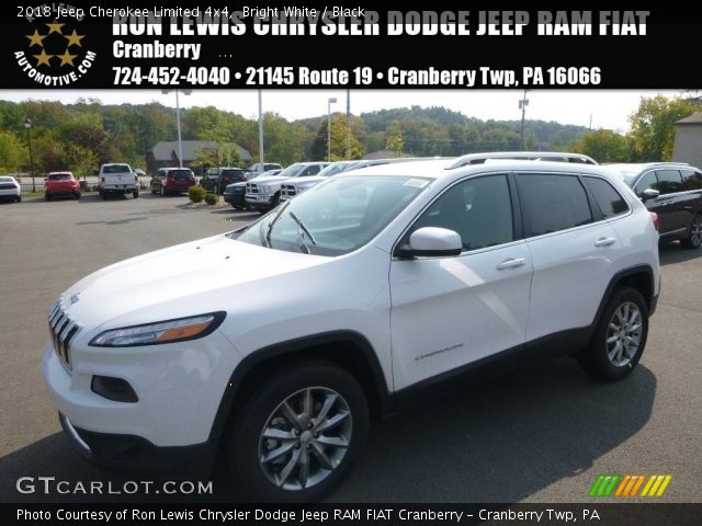 2018 Jeep Cherokee Limited 4x4 in Bright White
