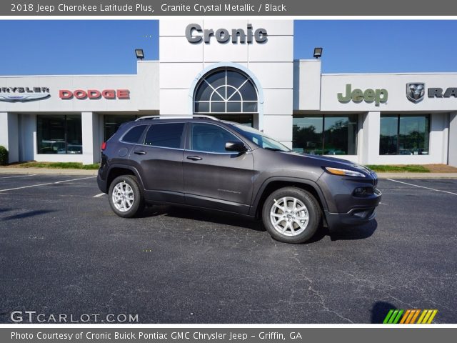 2018 Jeep Cherokee Latitude Plus in Granite Crystal Metallic