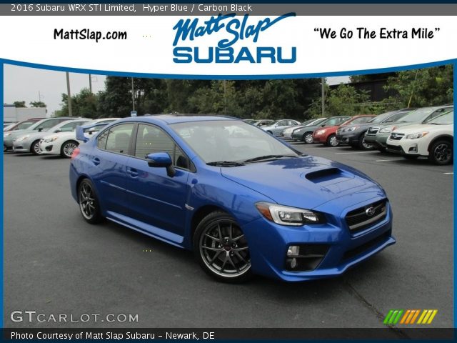 2016 Subaru WRX STI Limited in Hyper Blue