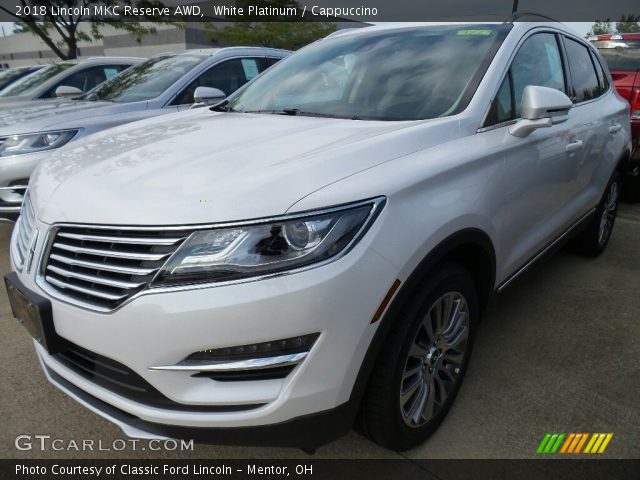 2018 Lincoln MKC Reserve AWD in White Platinum