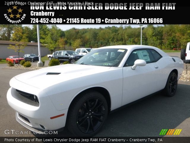 2018 Dodge Challenger SXT in White Knuckle