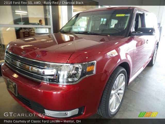 2018 Ford Flex SEL AWD in Ruby Red