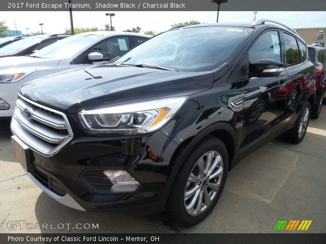 2017 Ford Escape Titanium in Shadow Black