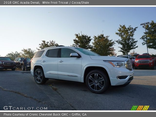 2018 GMC Acadia Denali in White Frost Tricoat