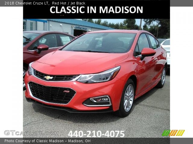 2018 Chevrolet Cruze LT in Red Hot