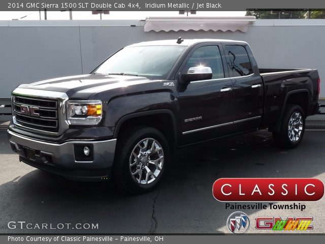 2014 GMC Sierra 1500 SLT Double Cab 4x4 in Iridium Metallic
