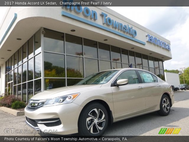 2017 Honda Accord LX Sedan in Champagne Frost Pearl