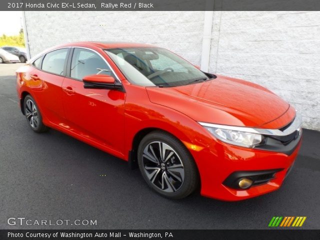 2017 Honda Civic EX-L Sedan in Rallye Red