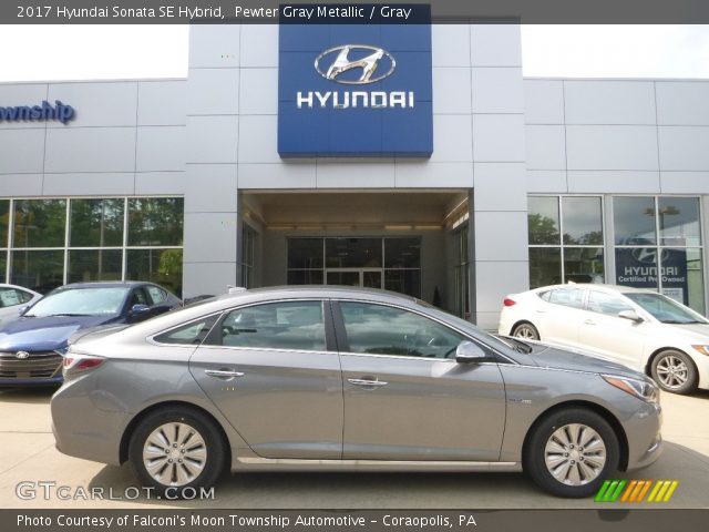 2017 Hyundai Sonata SE Hybrid in Pewter Gray Metallic