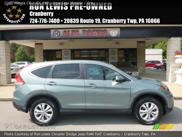 2012 Honda CR-V EX 4WD in Opal Sage Metallic