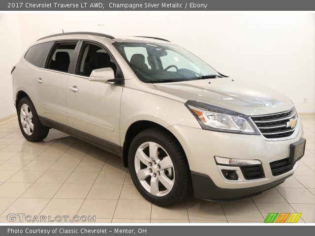 2017 Chevrolet Traverse LT AWD in Champagne Silver Metallic