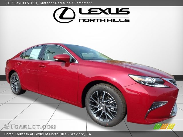 2017 Lexus ES 350 in Matador Red Mica