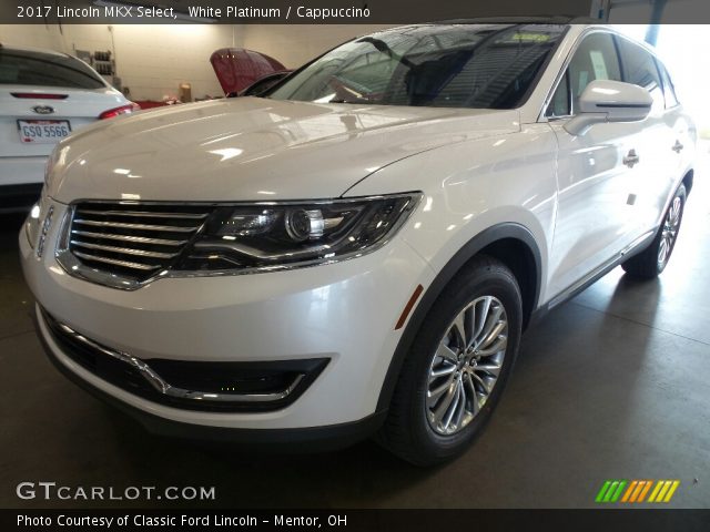 2017 Lincoln MKX Select in White Platinum