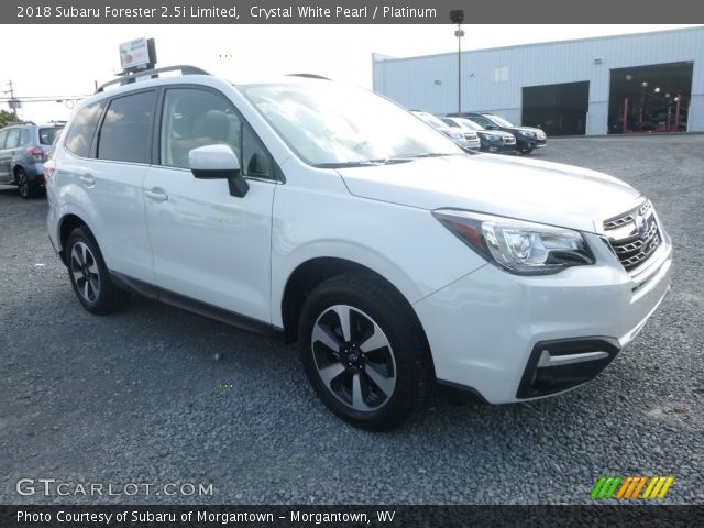 2018 Subaru Forester 2.5i Limited in Crystal White Pearl