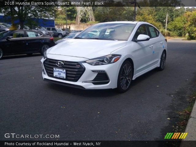 2018 Hyundai Elantra Sport in Quartz White Pearl
