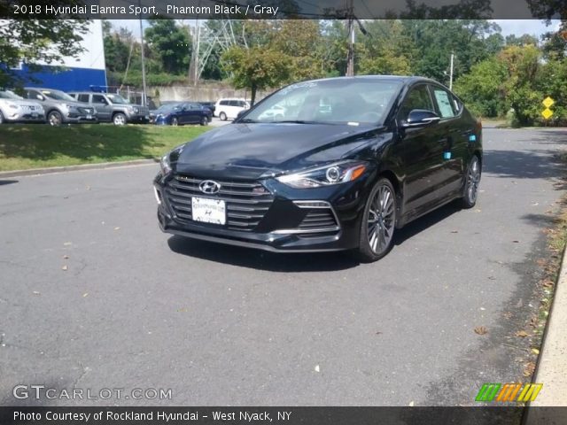 2018 Hyundai Elantra Sport in Phantom Black