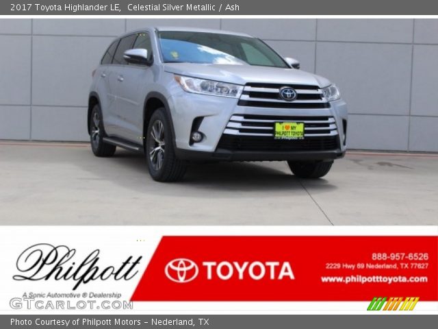 2017 Toyota Highlander LE in Celestial Silver Metallic