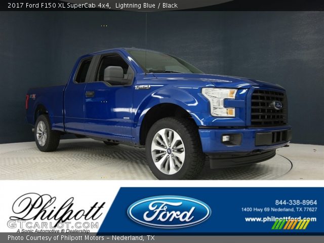 2017 Ford F150 XL SuperCab 4x4 in Lightning Blue