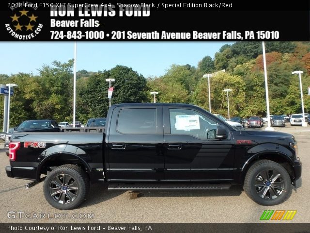 2018 Ford F150 XLT SuperCrew 4x4 in Shadow Black