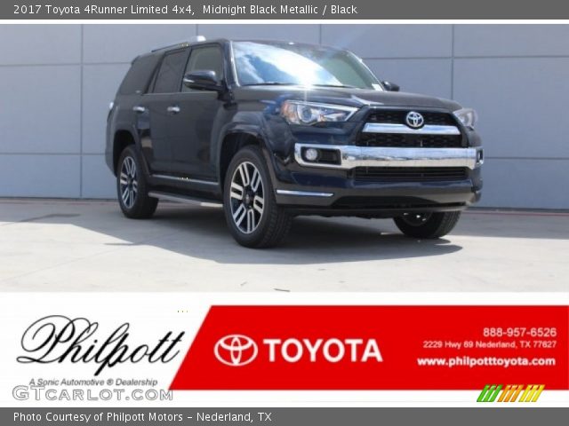 2017 Toyota 4Runner Limited 4x4 in Midnight Black Metallic
