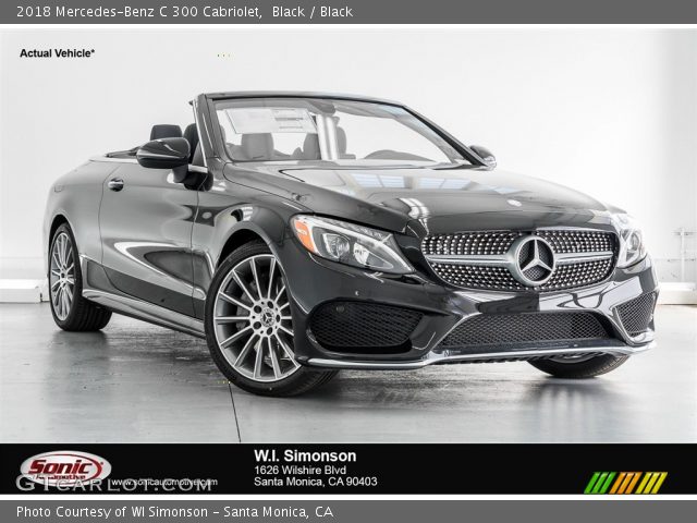 2018 Mercedes-Benz C 300 Cabriolet in Black