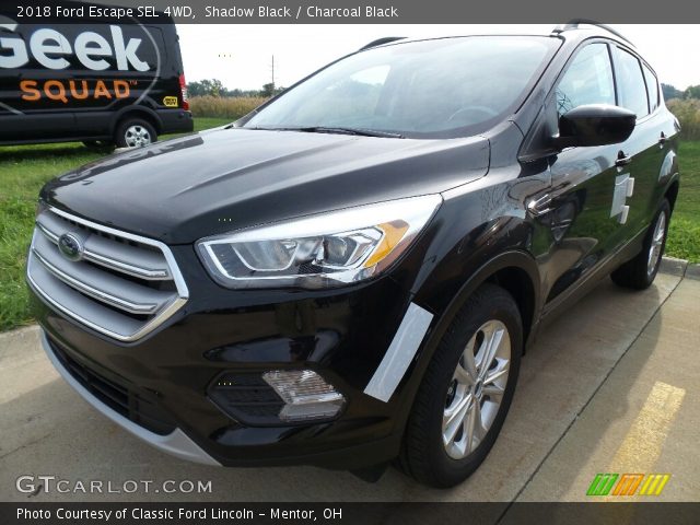 2018 Ford Escape SEL 4WD in Shadow Black