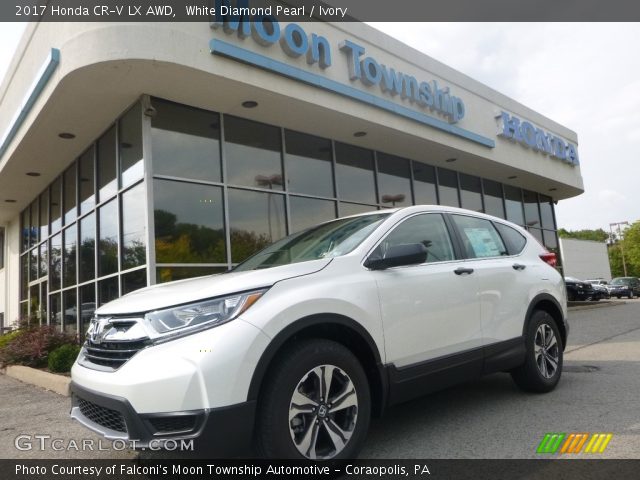 2017 Honda CR-V LX AWD in White Diamond Pearl