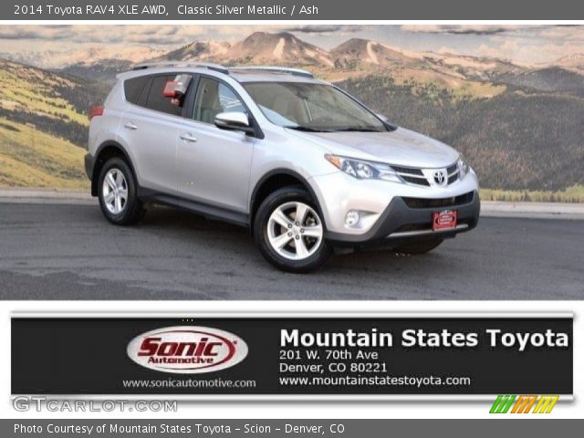 2014 Toyota RAV4 XLE AWD in Classic Silver Metallic