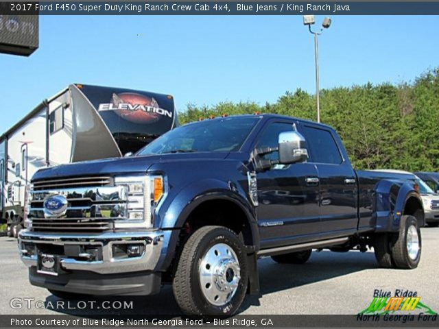 2017 Ford F450 Super Duty King Ranch Crew Cab 4x4 in Blue Jeans