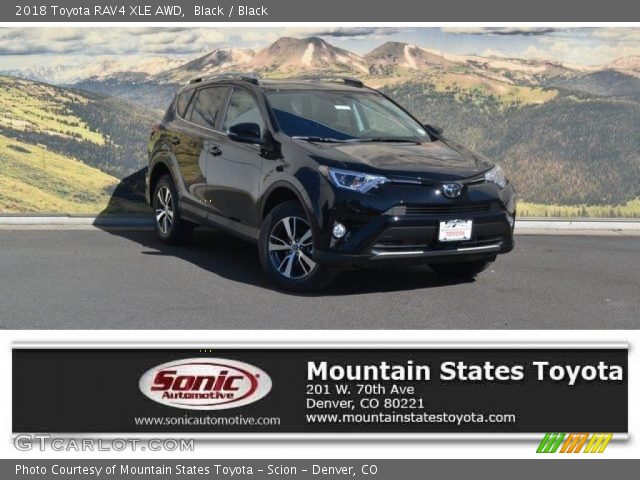 2018 Toyota RAV4 XLE AWD in Black