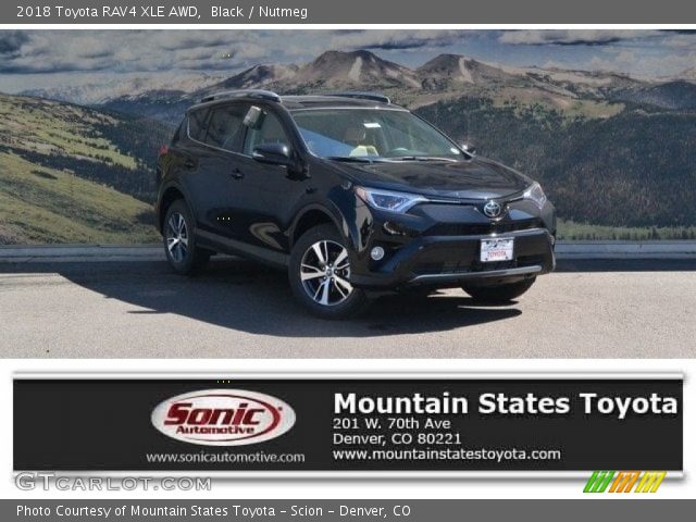 2018 Toyota RAV4 XLE AWD in Black